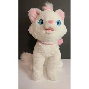 Disney Marie The Aristocats Plush 12" Bow Doll White Stuffed Animal Toy